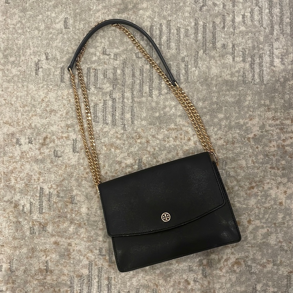 ❌SOLD❌ Tory Burch Leather Shoulder Bag - Picture 2 of 10